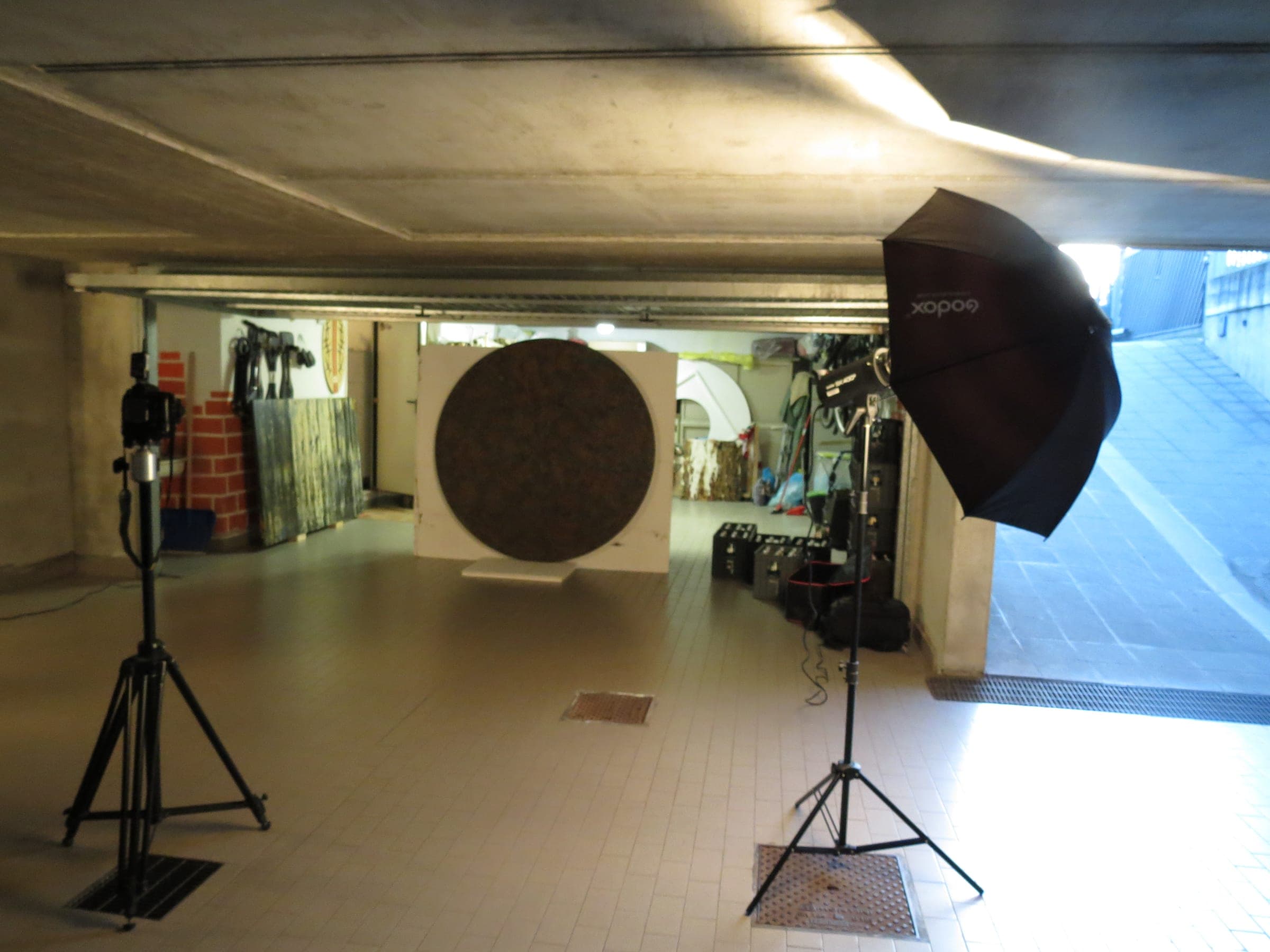 Opera in lavorazione nello studio di Ulderico Rota, 65