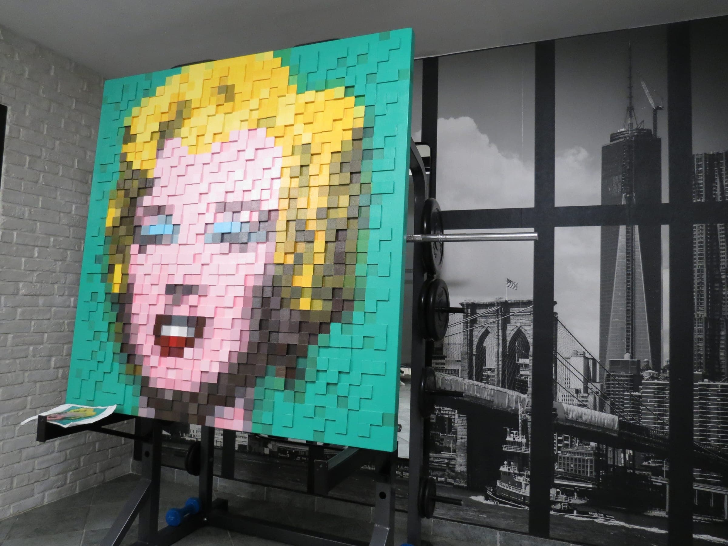 Opera in lavorazione nello studio di Ulderico Rota, 77
