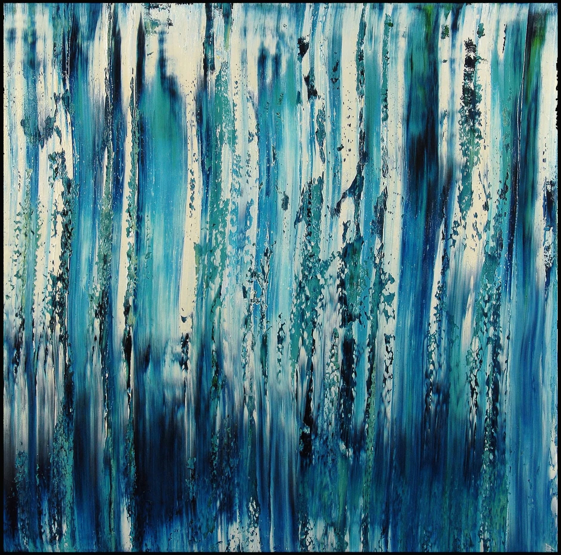 Waterfall, 2011, Olio su tela