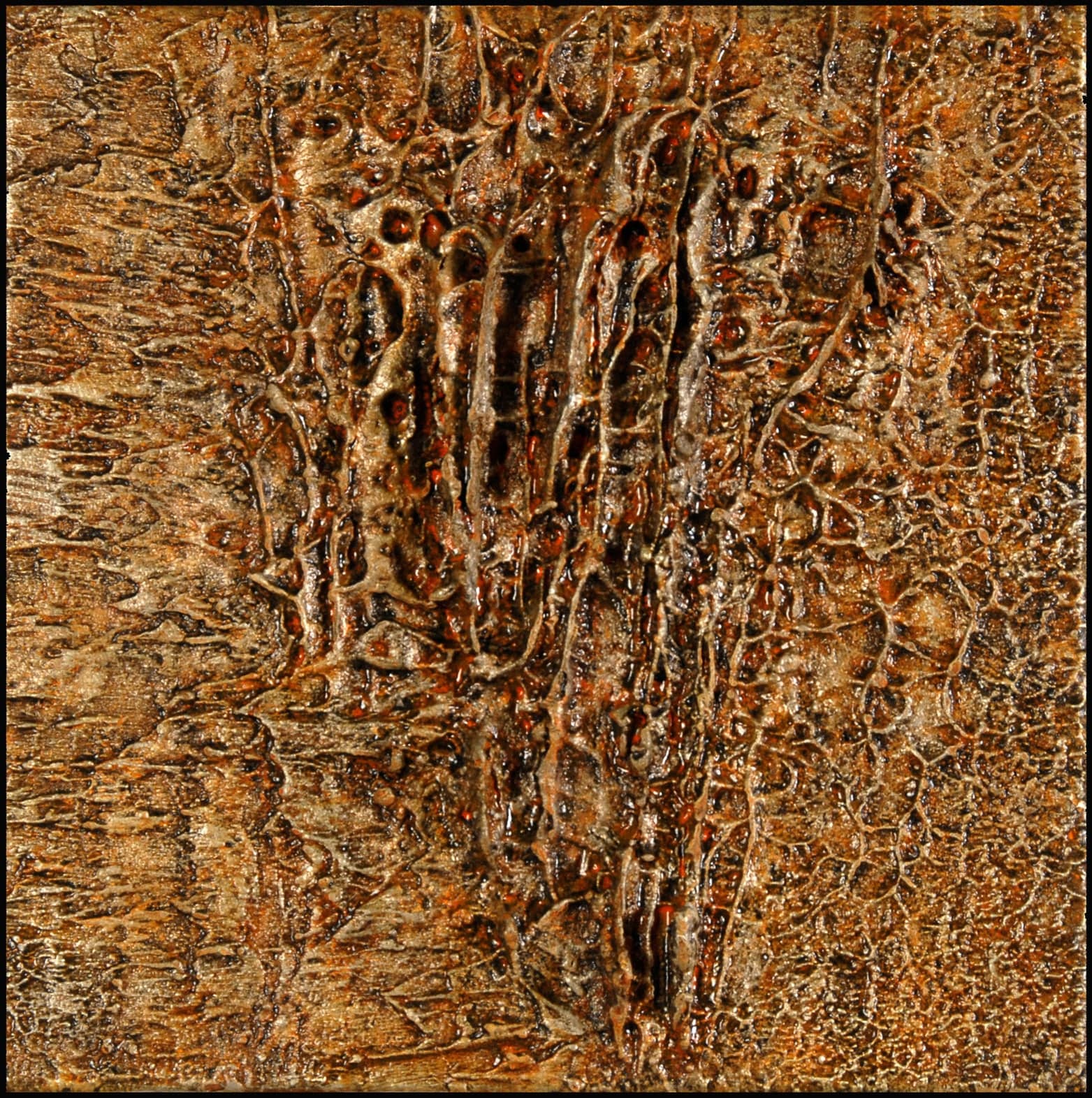 The time, 2011, Tecnica mista su tela