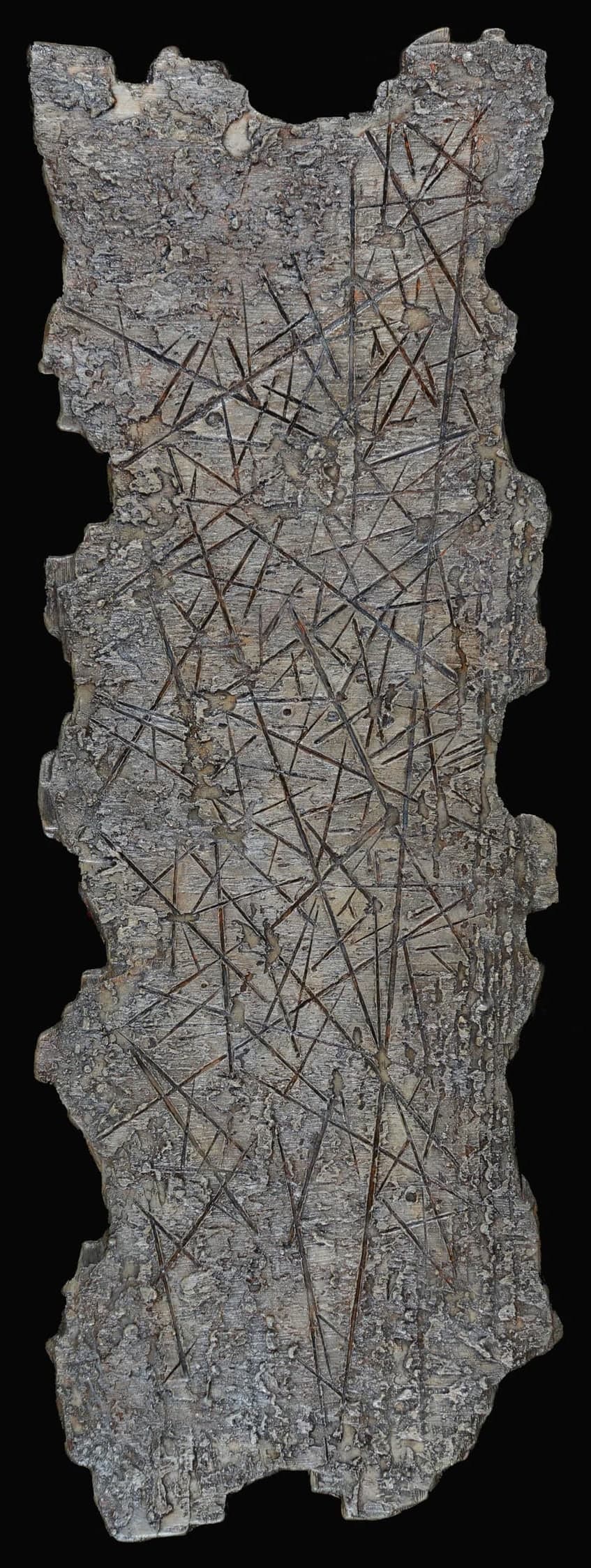 The sign 2, 2013, Tecnica mista su tavola