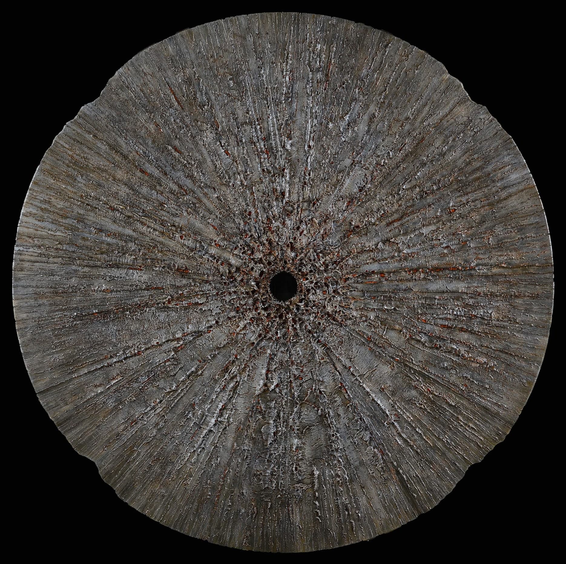 Wormhole, 2016, Tecnica mista su pannello
