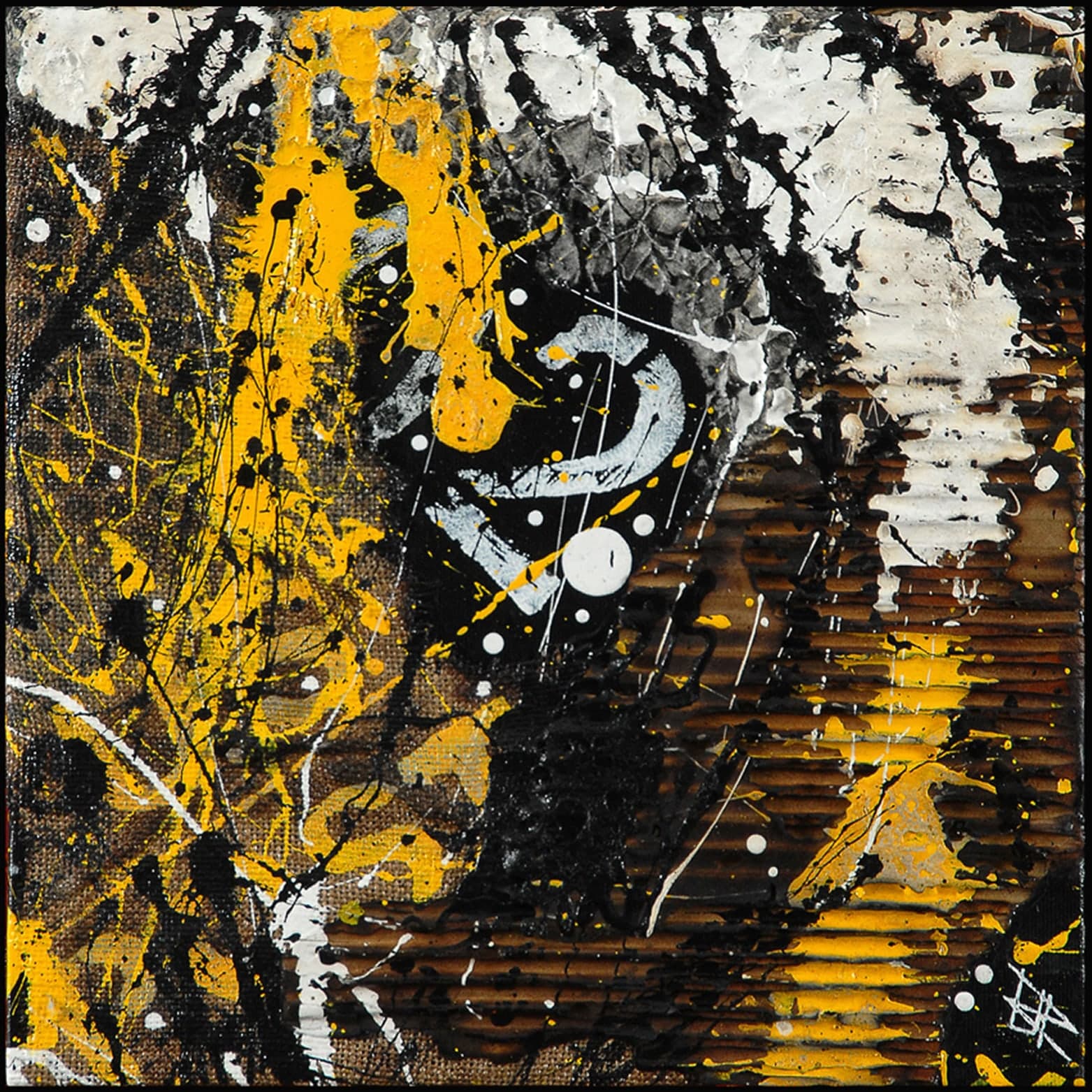 Two, 2011, Tecnica mista su tela