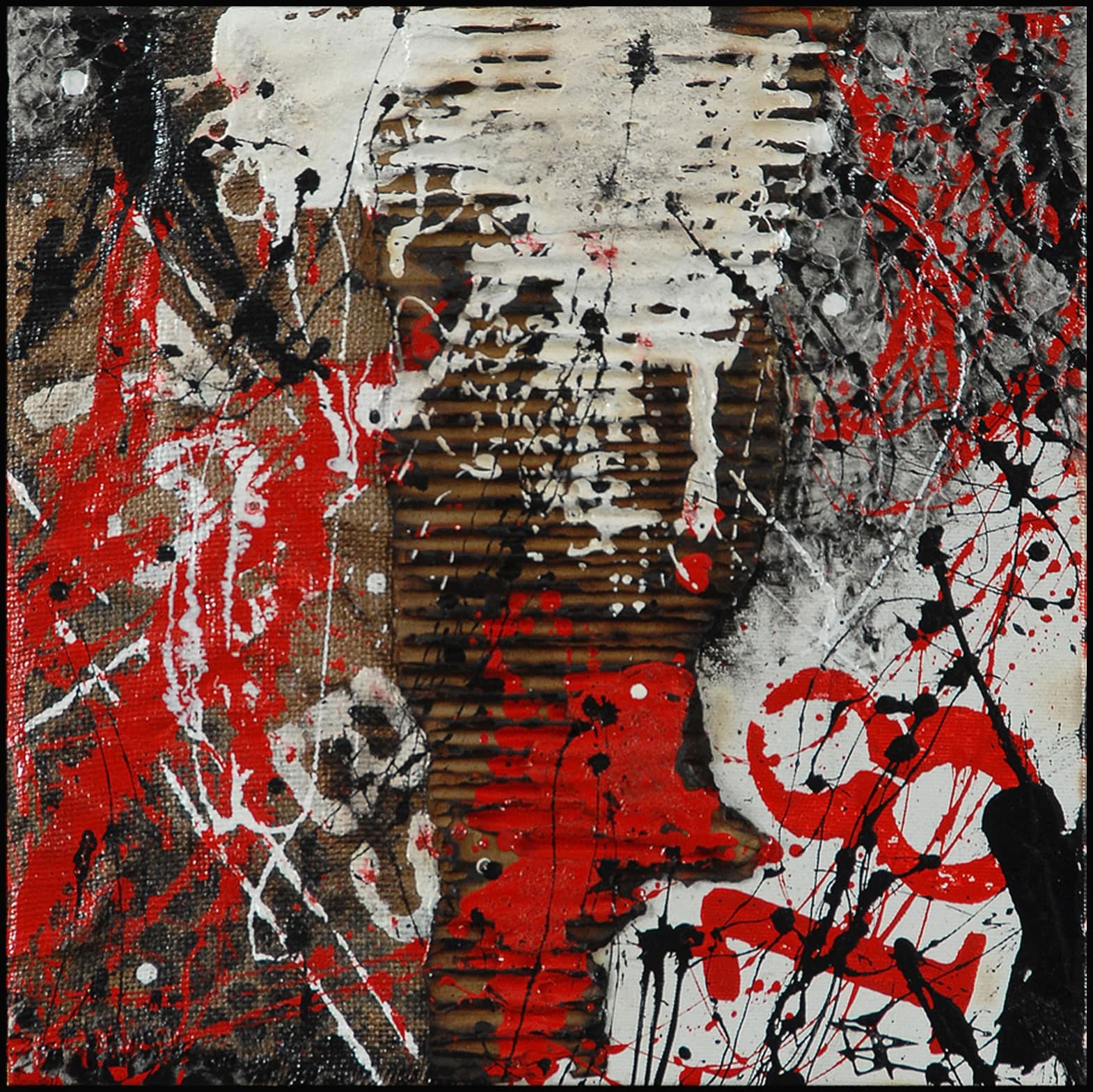 Eighteen, 2011, Tecnica mista su tela