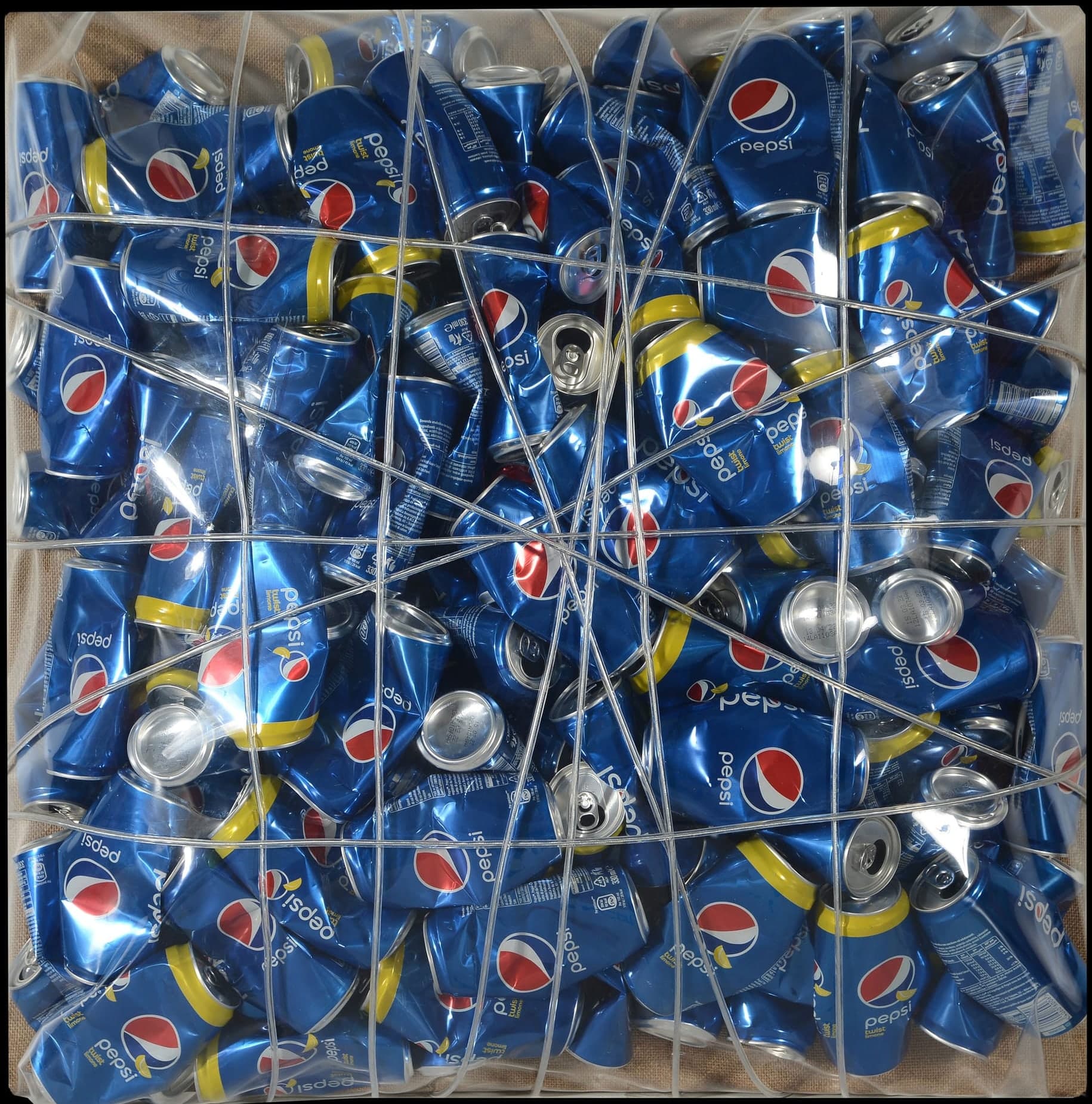 Pepsi - 1, 2024, Tecnica mista su pannello