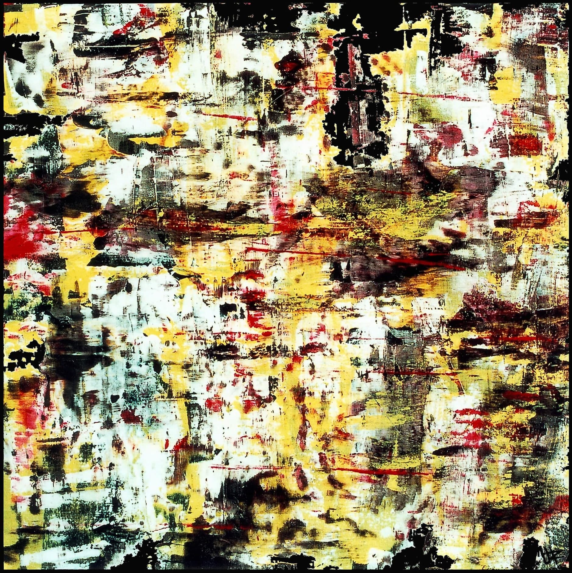 Trasparenze, 2009, Tecnica mista su tela