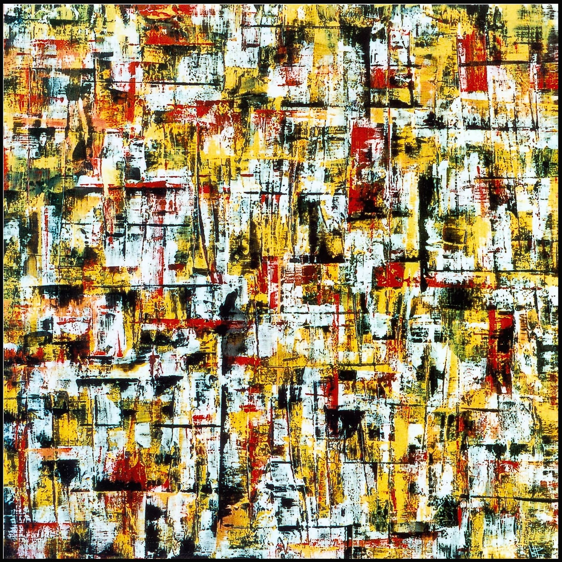 Labirinto di luce, 2009, Tecnica mista su tela