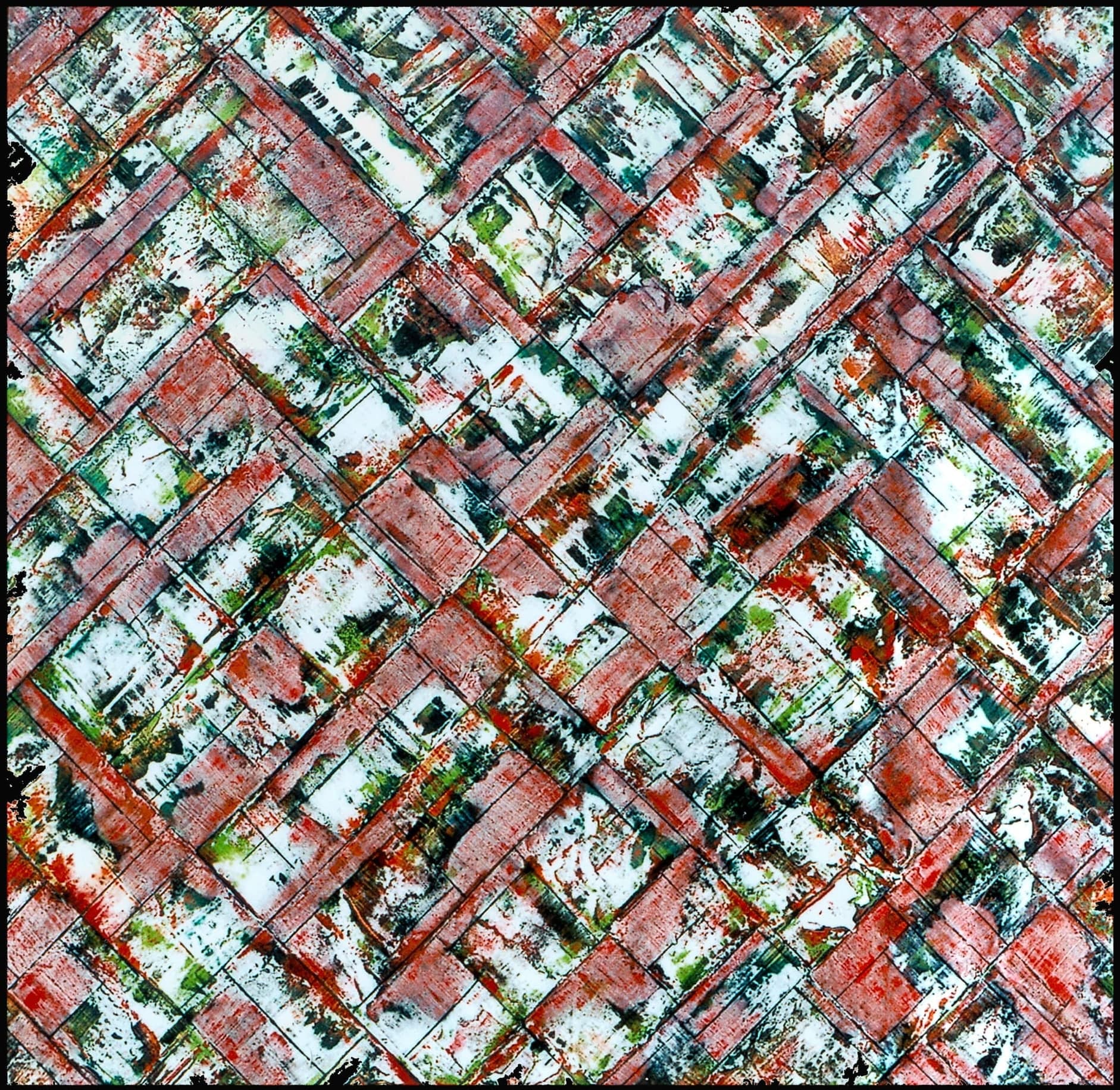 Beverly hills, 2010, Tecnica mista su tela